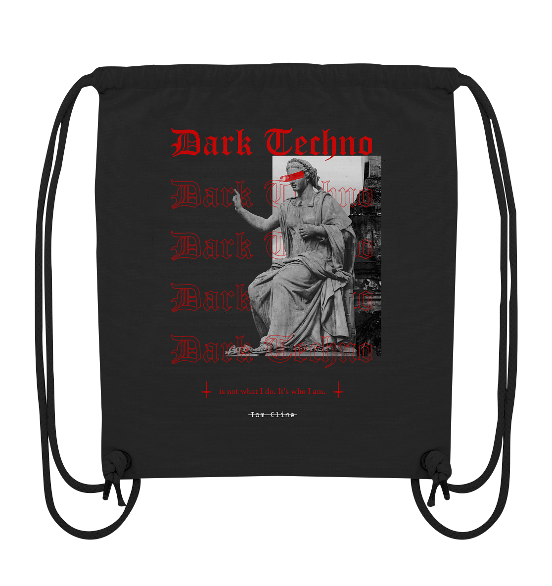 Dark Techno is who I am - Gym-Bag