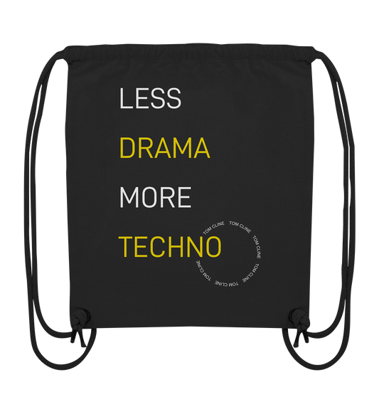 Less Drama More Techno - Gym-Bag