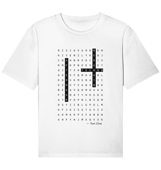 Worträtsel Techno - Oversize Shirt