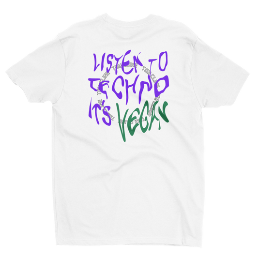 Techno is vegan - T-Shirt