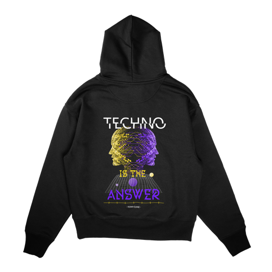 Techno Is The Answer - Hoodie back