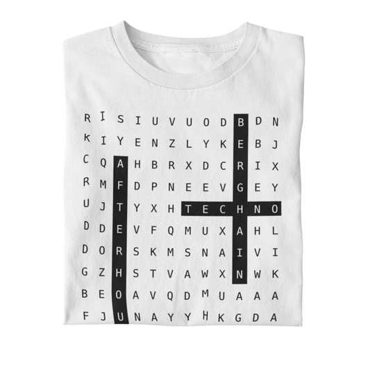 Worträtsel Techno - T-Shirt