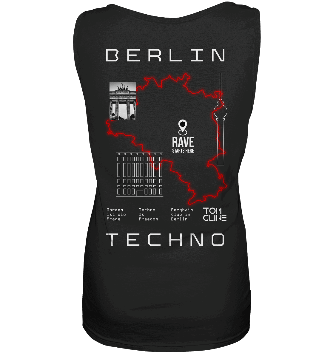 Berlin Techno - Ladies Tank-Top