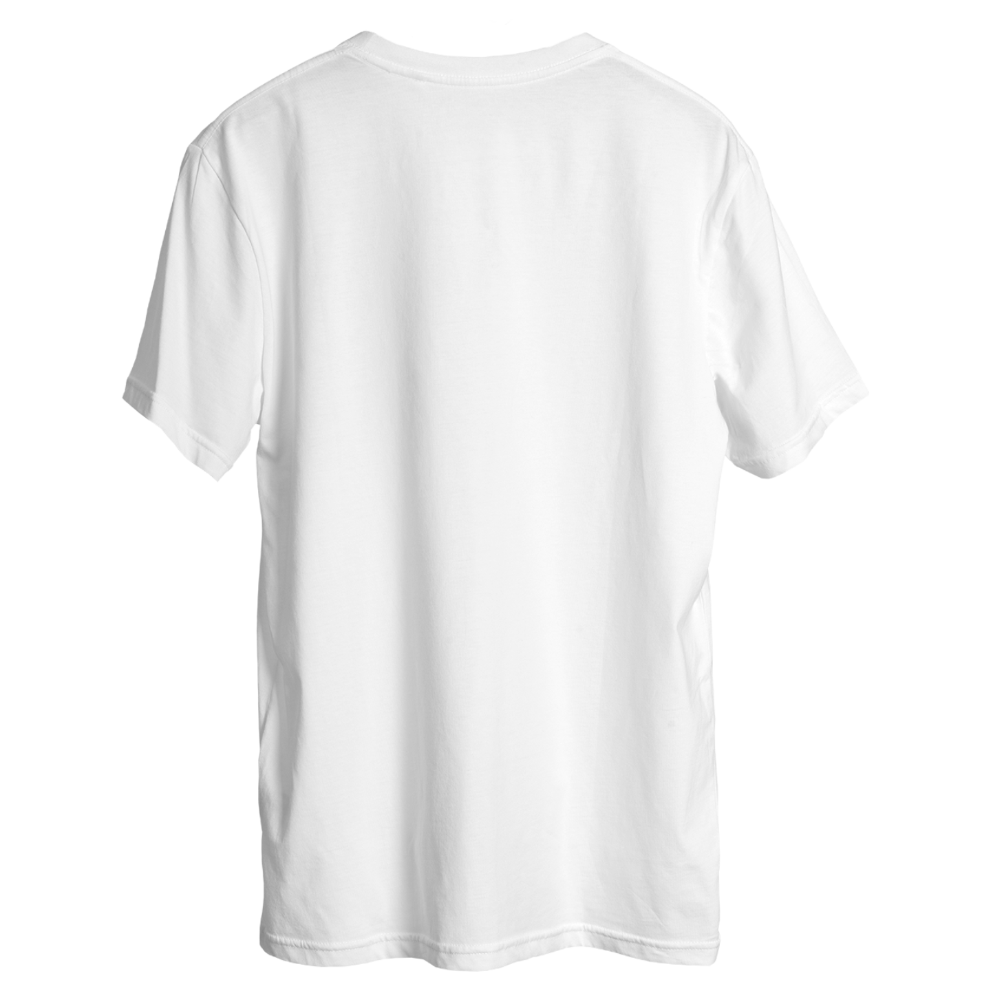 Sleepless - Oversized Shirt in white, showcasing the back view with a relaxed fit design.