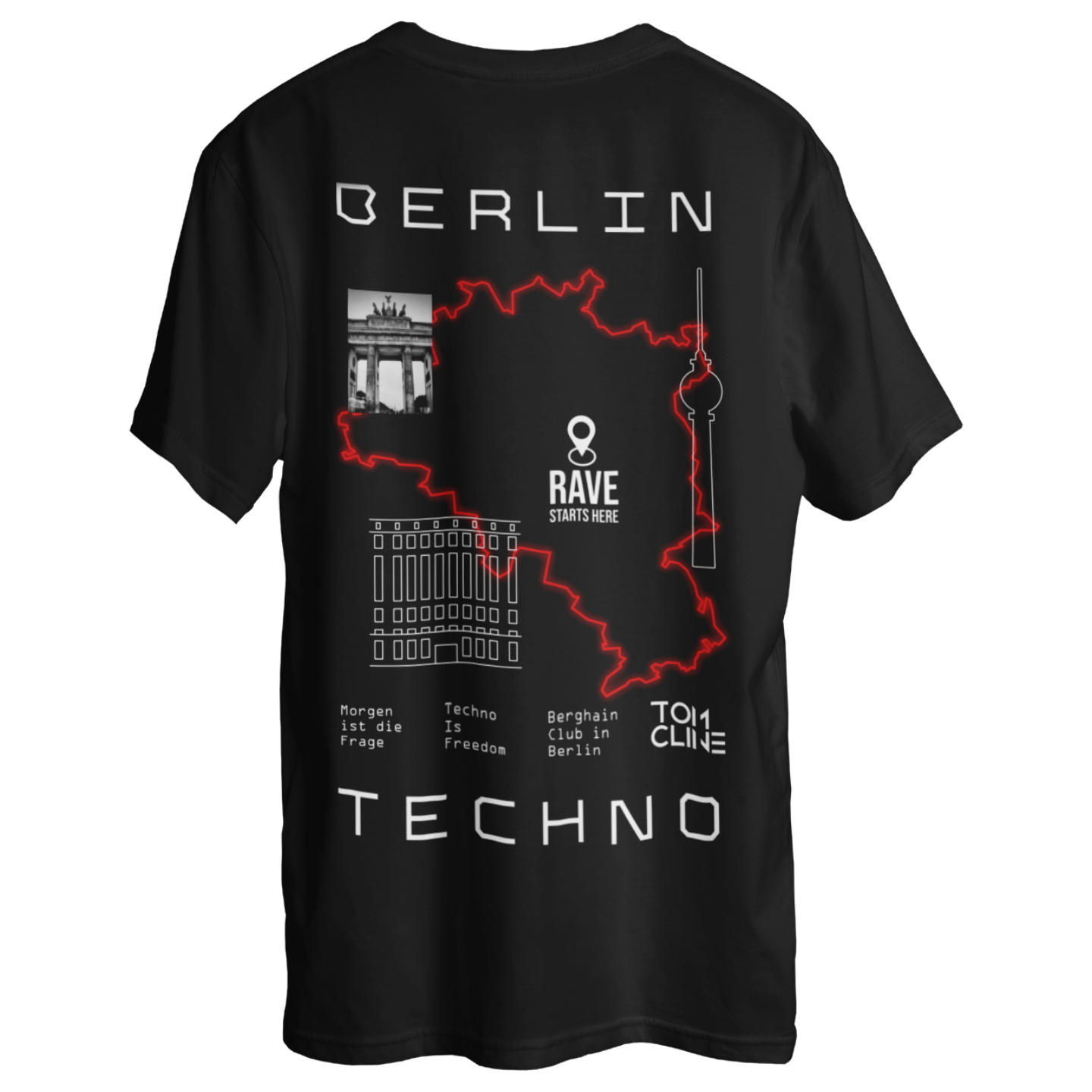 Berlin Techno - Oversized Shirt