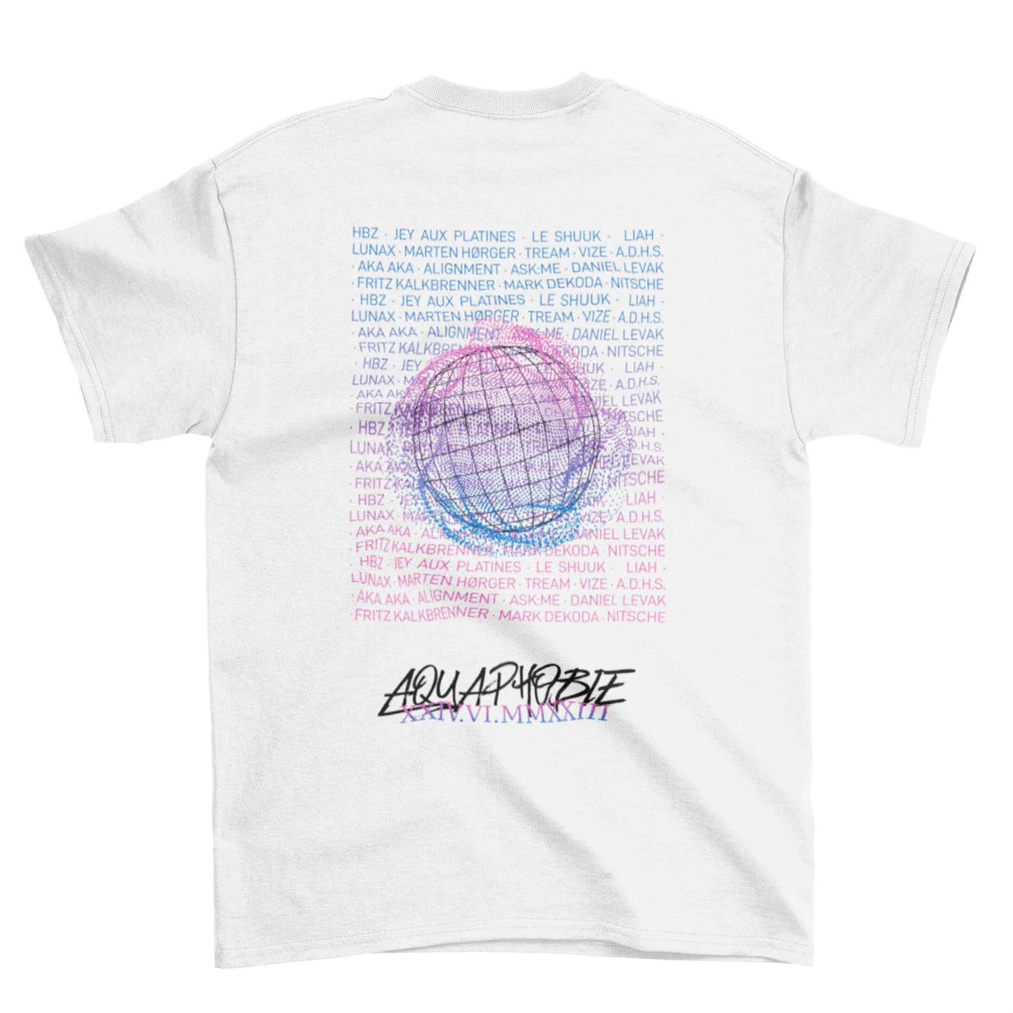 Aquaphobie Line-Up 2 - T-Shirt