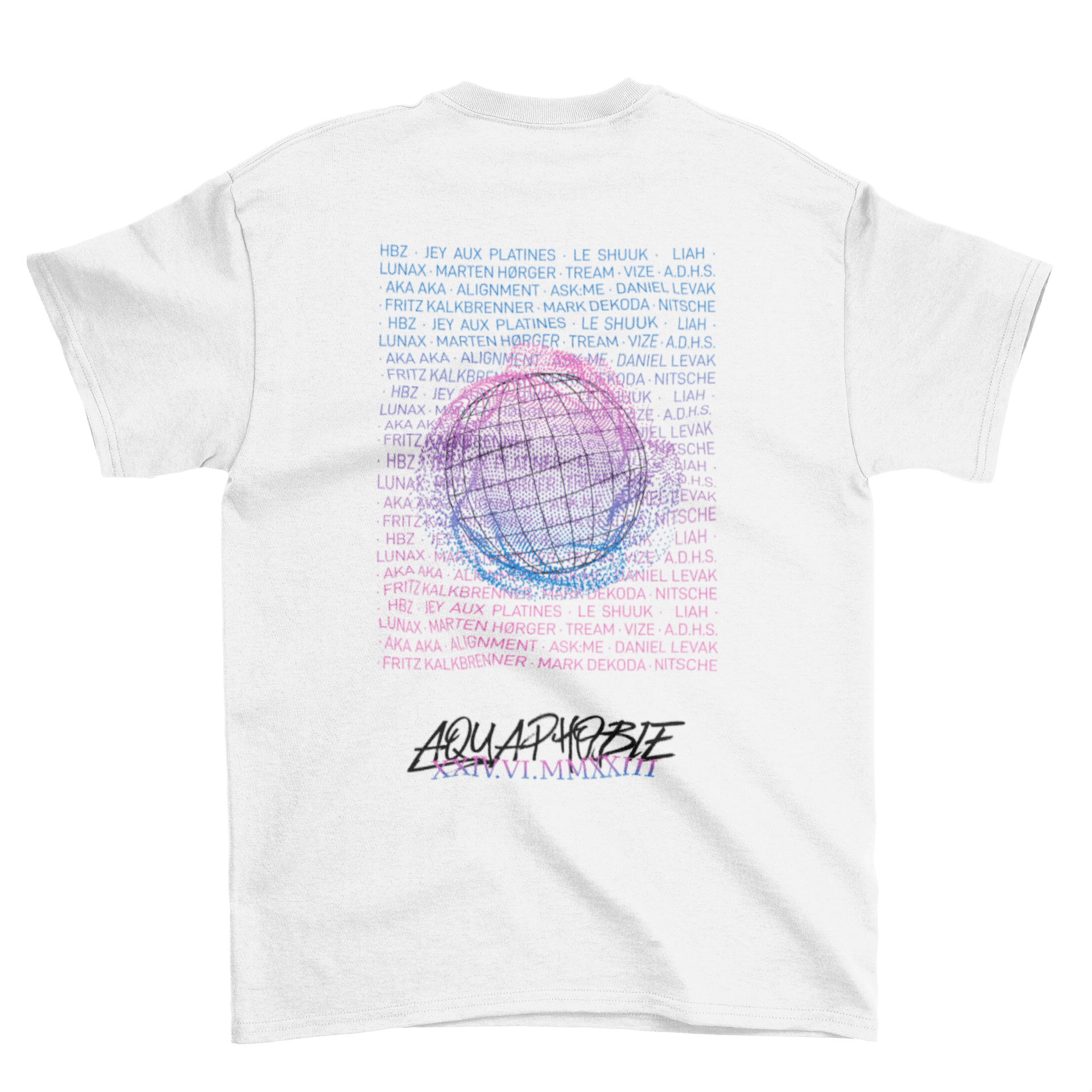 Aquaphobie Line-Up 2 - T-Shirt