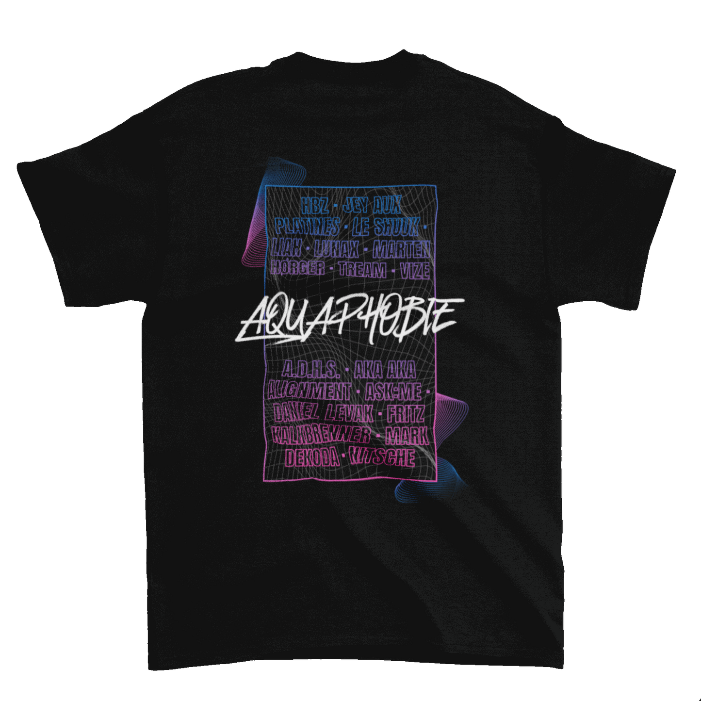 Aquaphobie Line-Up 1 - T-Shirt