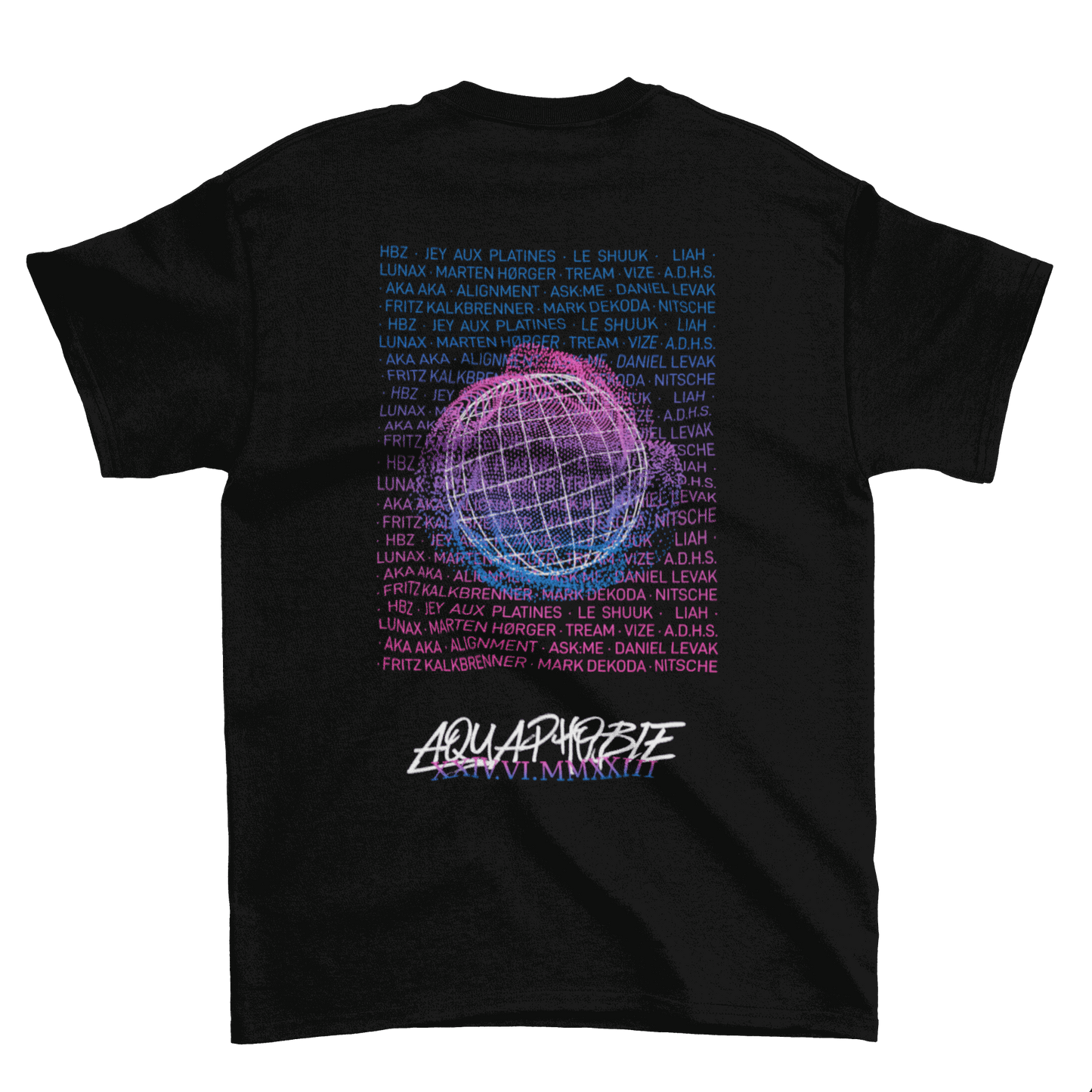 Aquaphobie Line-Up 2 - T-Shirt