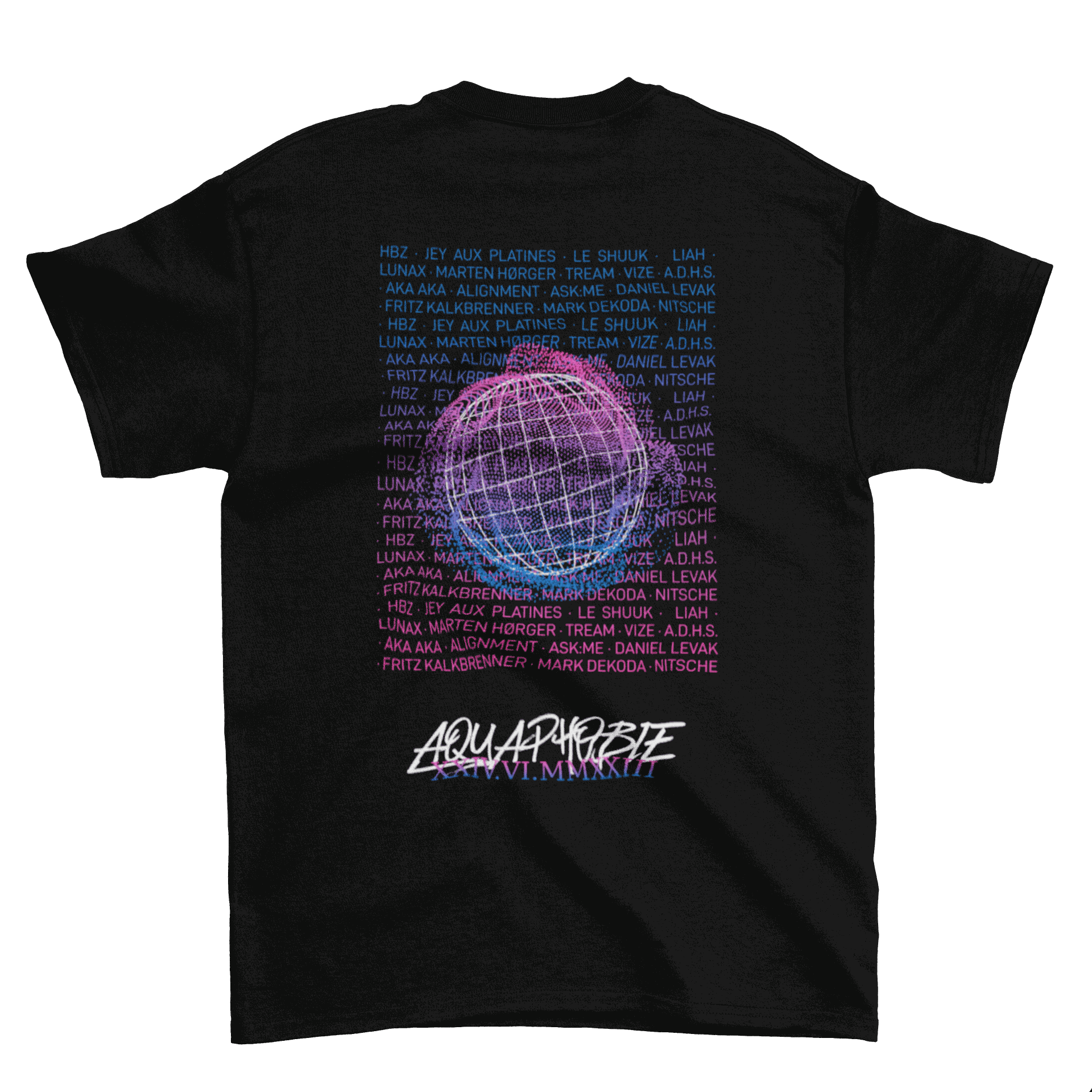 Aquaphobie Line-Up 2 - T-Shirt