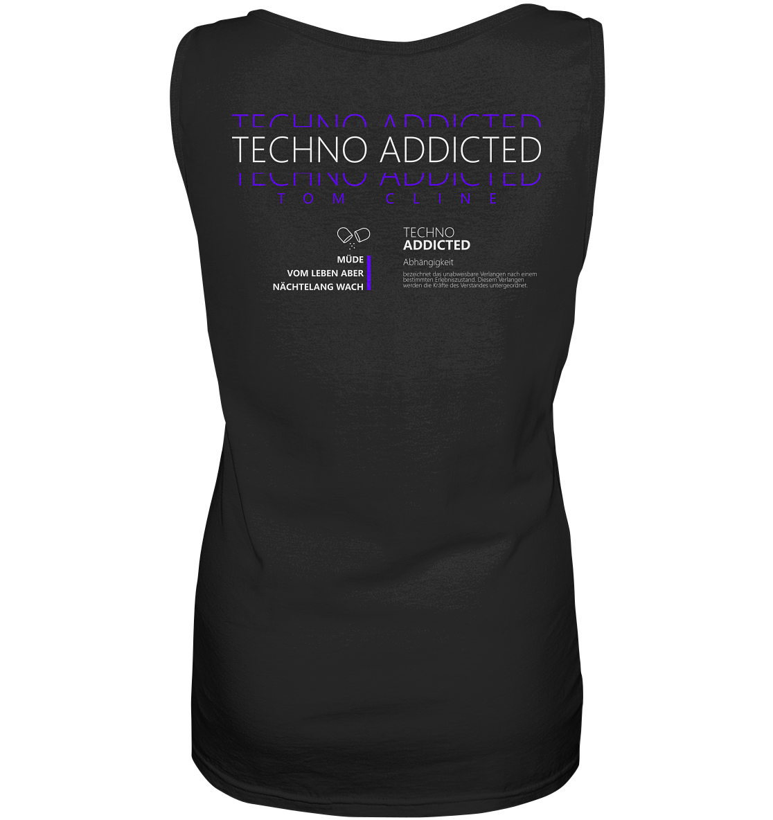 Techno Addicted - Ladies Tank-Top