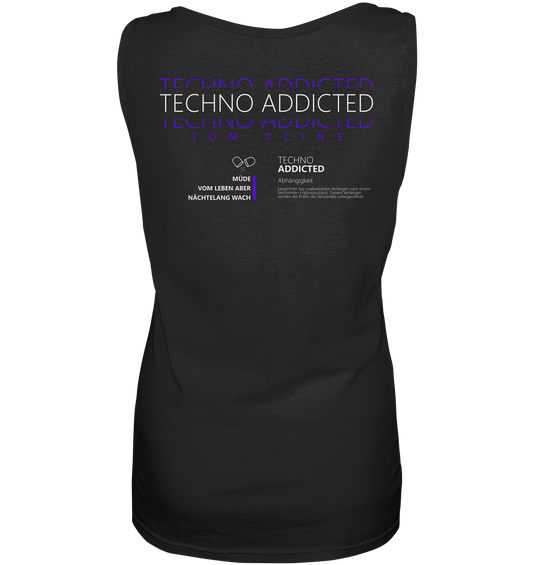 Techno Addicted - Ladies Tank-Top