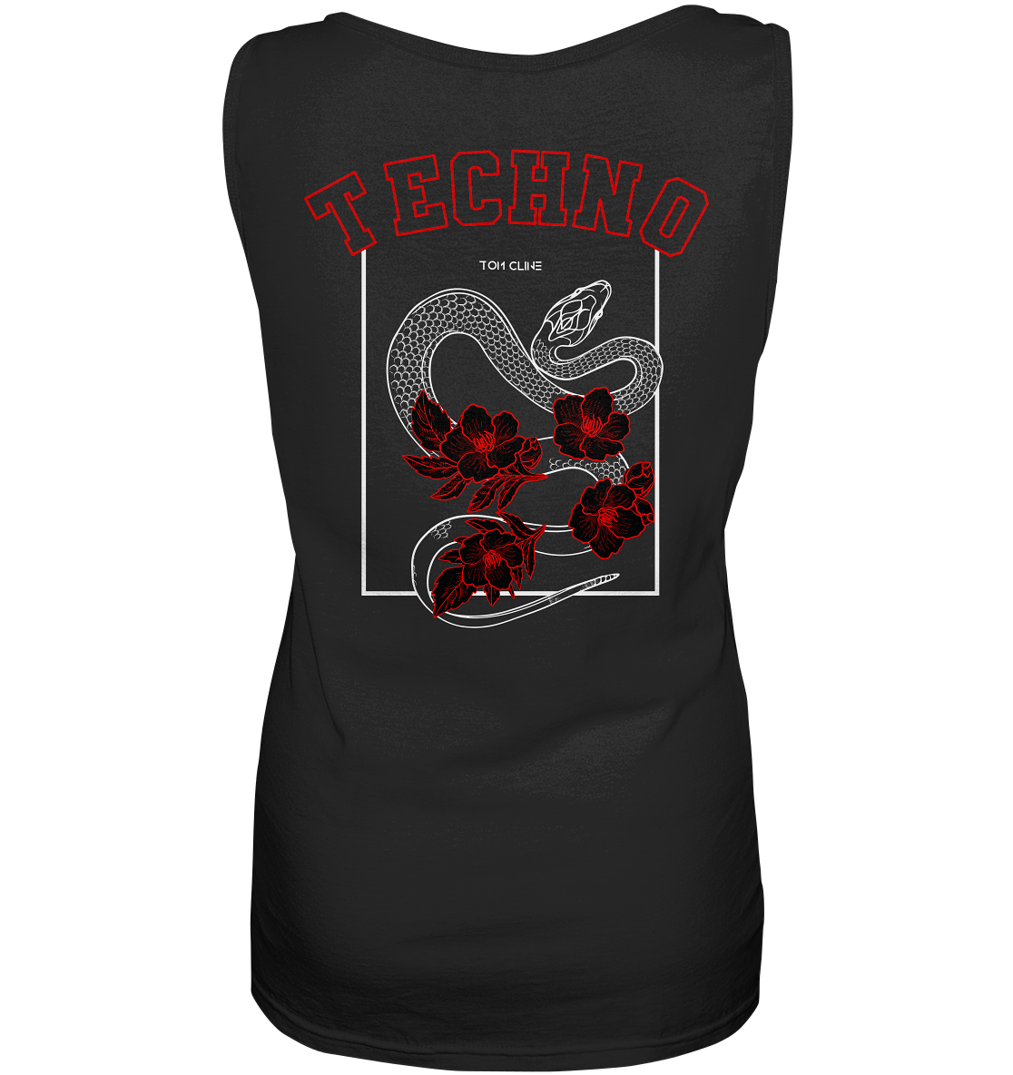 Red Techno - Ladies Tank-Top