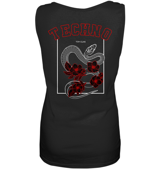 Red Techno - Ladies Tank-Top