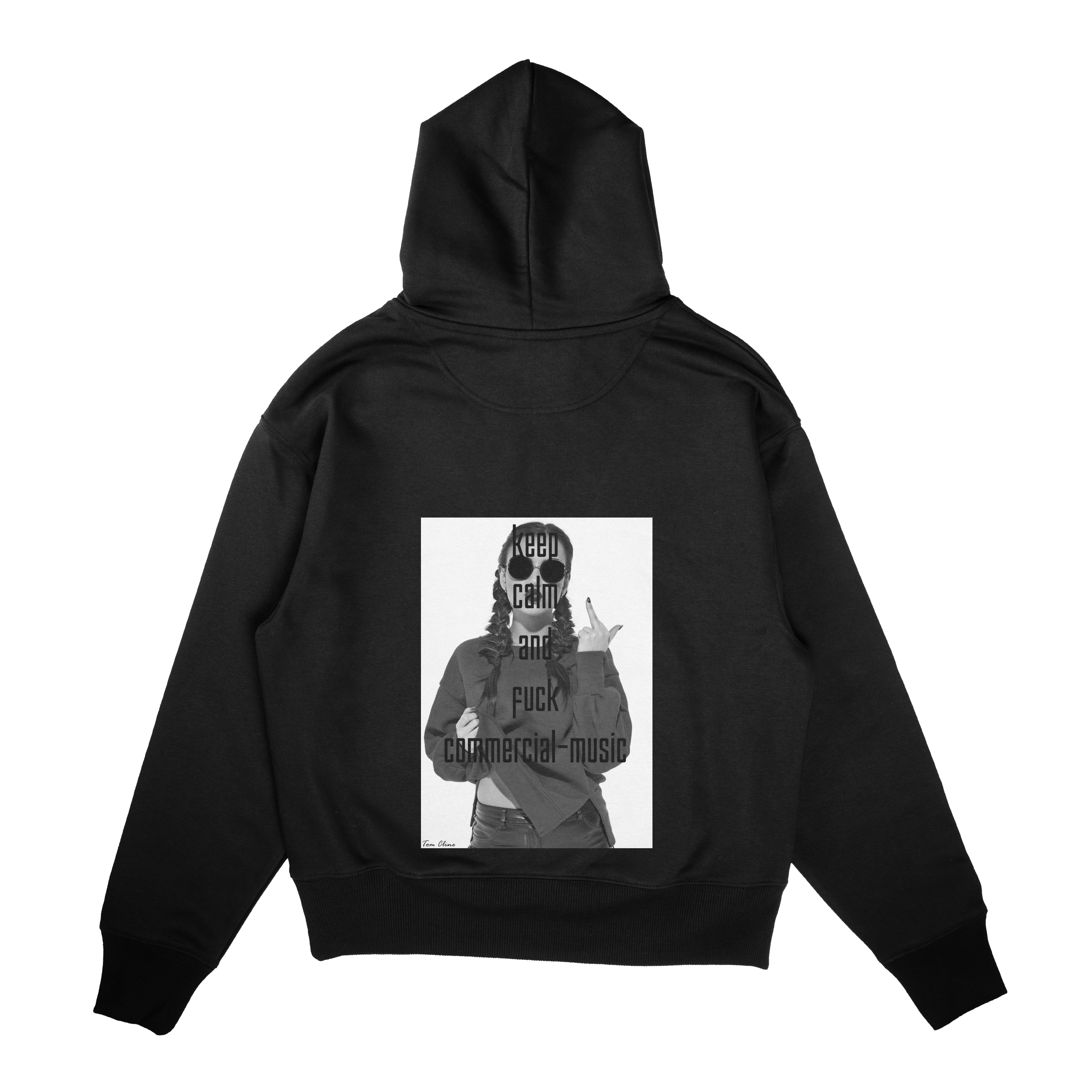 Keep calm and fuck commercial-music - Hoodie