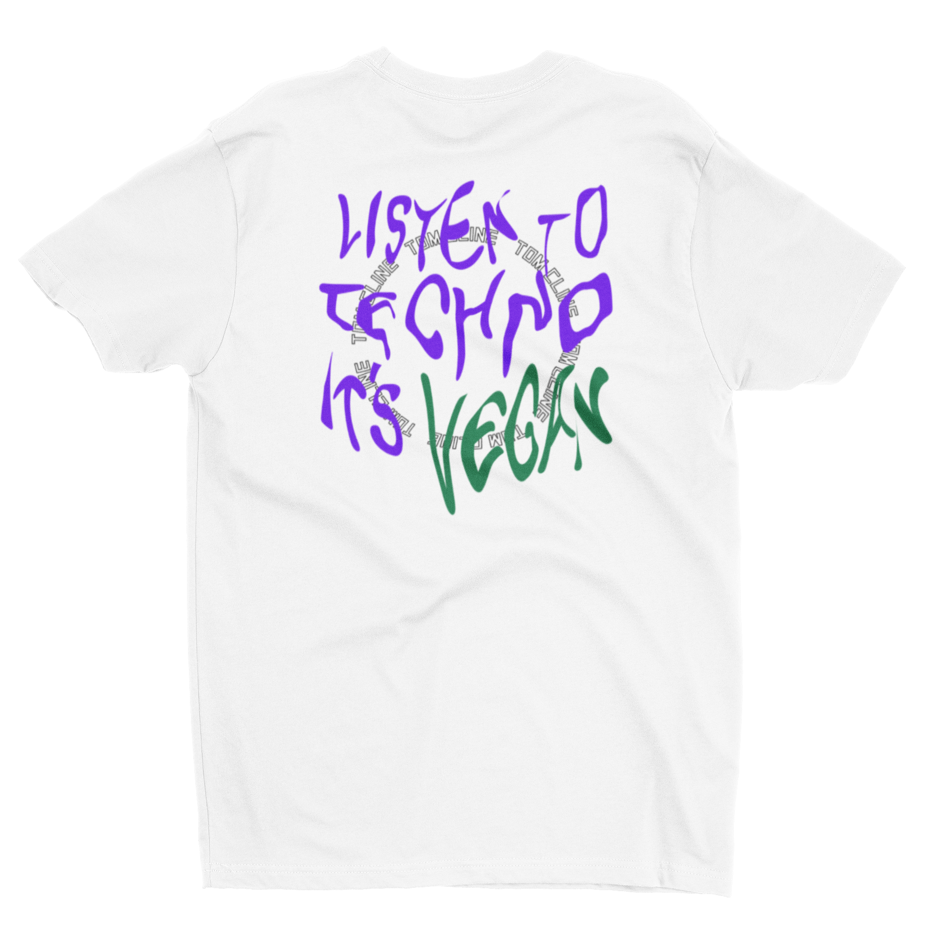 Techno is vegan - T-Shirt