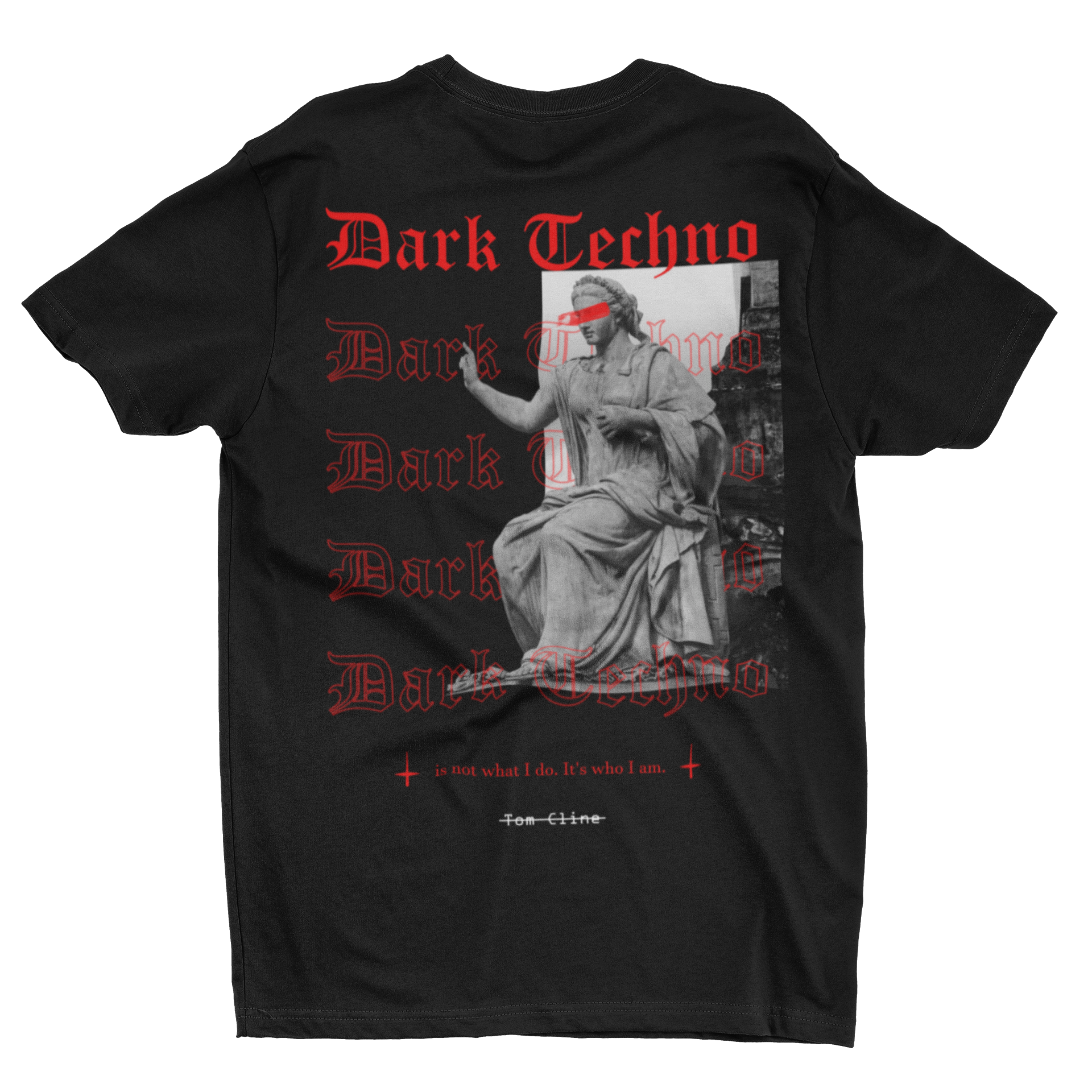 Dark Techno is who I am - T-Shirt
