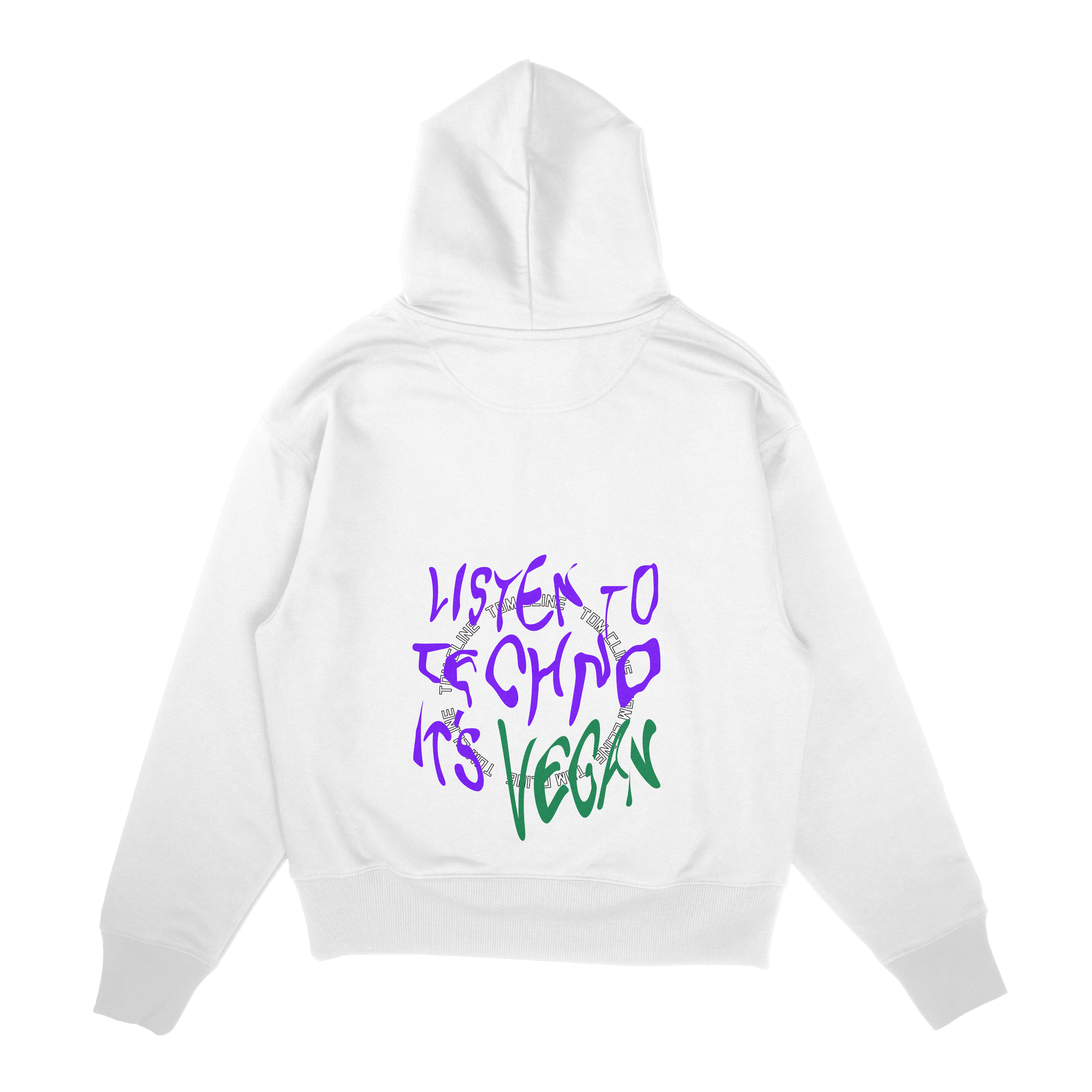 Techno is vegan - Hoodie